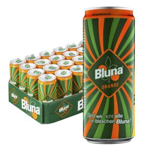 Bluna Orangenlimonade 24 x 330ml für 13,36€ (statt 21,36€) im Spar-Abo