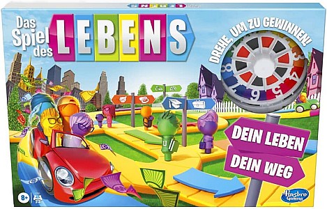 Hasbro Das Spiel des Lebens – Brettspiel für die ganze Familie (für 2 – 4 Spieler) für 20,99€ (statt 26,94€) – Prime