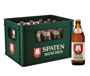 SPATEN Münchner Hell 20 x 0,5L Kasten für 15,19€ (statt 18,99€) zzgl. Pfand im Spar-Abo