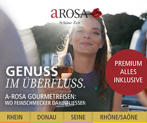 A-ROSA Flussreisen inkl. Premium Alles Inklusive und bis zu 200€ Rabatt pro Kabine