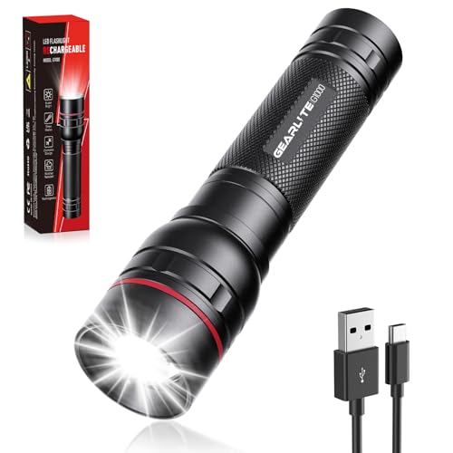 GEARLITE LED Taschenlampe 2000 Lumen für 8,49€ bei Amazon
