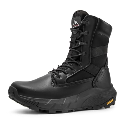 NORTIV 8 Herren Taktische Stiefel in Schwarz Größe 46 für 38,03€ bei Amazon