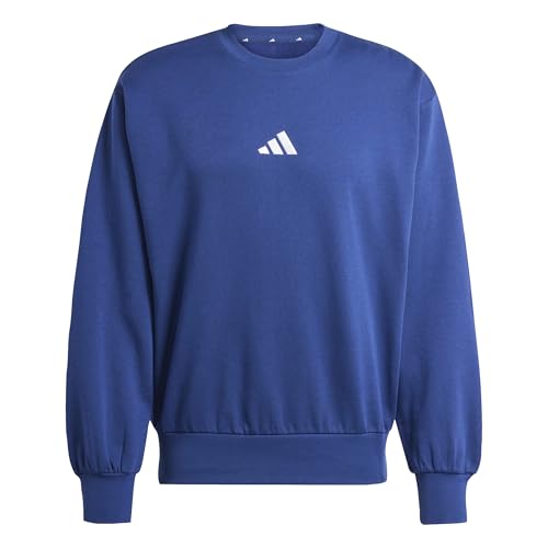 Adidas Herren Feelcozy Fleece Sweatshirt dunkelblau für 16,39€ bei Amazon