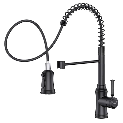 HURRAN Küchenarmatur Schwarz Matt für nur 25,29€