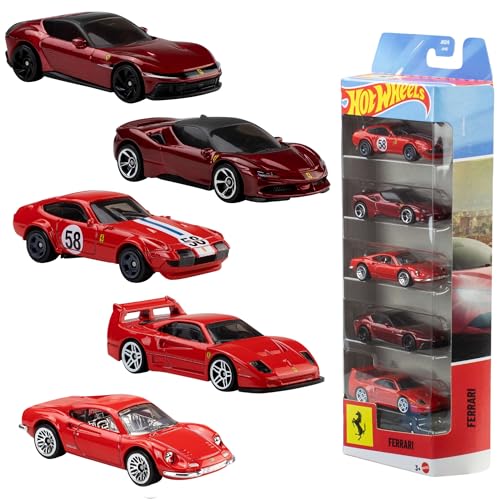 Hot Wheels 5er-Pack Ferrari 1:64 für 9,99€ bei Amazon