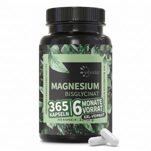 Sparabo: Vihado Magnesium Bisglycinat 365 Kapseln nur 12,21€ bei Amazon
