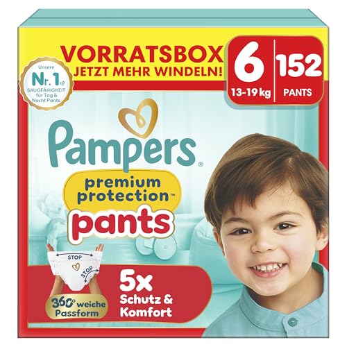 Pampers Premium Protection Pants Gr.6 XL 152 Stück für 40,99€ bei Amazon im Spar-Abo
