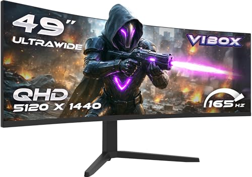 Vibox 49-Zoll Curved Gaming-Monitor UWQHD für 429,95€