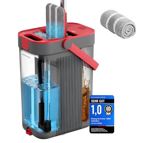 SONGMICS Wischmopp-Set mit Eimer nur 20,09€ bei Amazon