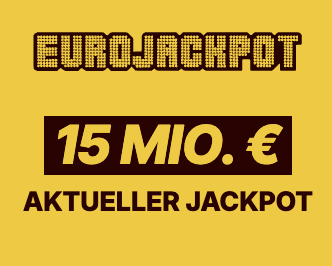 Morgen 15 Mio Eurojackpot: 2 Felder Eurojackpot für 1€ statt 5,20€ spielen (für Lotto24 Neukunden)