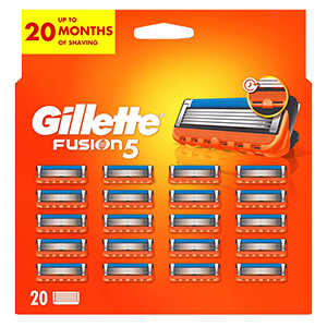 20er-Pack Gillette Fusion5 Rasierklingen für nur 45,90€ (statt 54€)