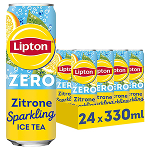 Top! 24x 0,33l Lipton Ice Tea Sparkling Zero Eistee ohne Zucker für nur 13,49€ zzgl. Pfand