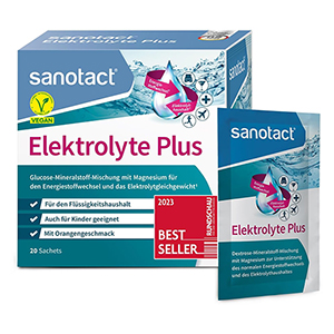 Sparabo: Sanotact Elektrolyte Plus (20 Beutel) ab nur 3,02€ (statt 6,35€) – Prime