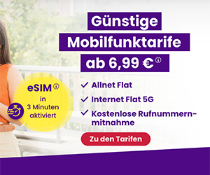 Sim24 Allnet Flat (bis 50 Mbit/s) – z.B. 40 GB Allnet Tarif für nur 8,99€ mtl. oder Unlimited für mtl. 18,99€