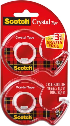 Scotch Kristallklares Klebeband 2 Rollen im Abroller für 2,81€ bei Amazon im Spar-Abo