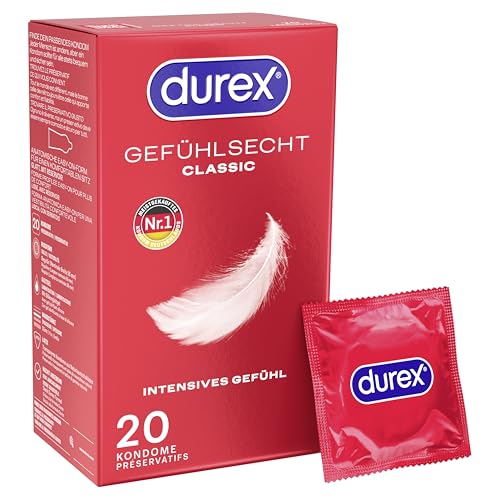 20er Pack Durex Gefühlsecht Classic Kondome ab nur 8,37€ (statt 13€)