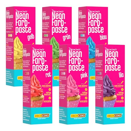 Neon Lebensmittelfarbe 6er Set nur 3,78€ bei Amazon