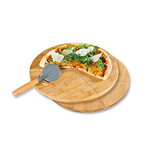 Kesper Pizzateller Set aus Bambus nur 9,99€ bei Amazon