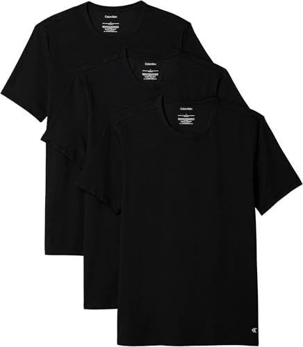 Calvin Klein Herren 3er Pack T-Shirts in Schwarz für 19,99€ bei Amazon
