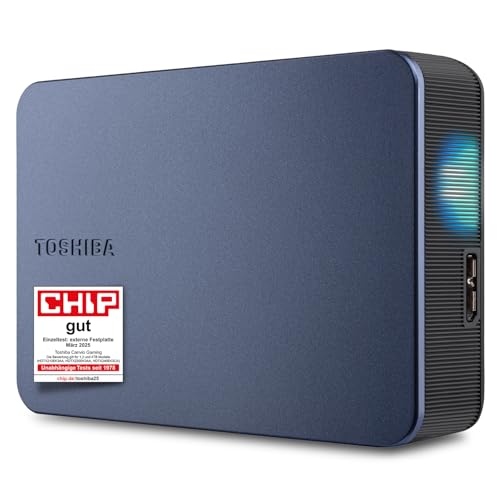 Toshiba Canvio Gaming 4TB Externe Festplatte für 134,99€ bei Amazon