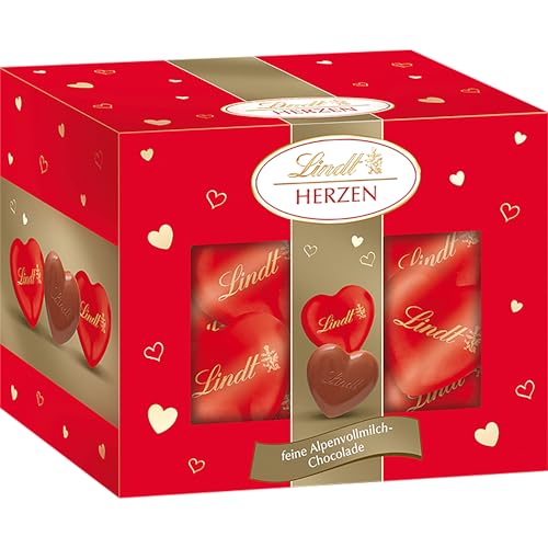 Lindt Schokolade Herzen Vollmilch Geschenkpackung 340g für 9,78€ bei Amazon