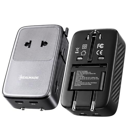 Reiseadapter 25W mit PD-Schnellladung für nur 6,49€