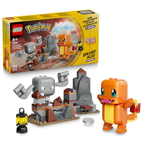 LEGO Pokémon SMART Play Glumandas und Kleinsteins Höhlenduell für nur 14,99€ bei Amazon