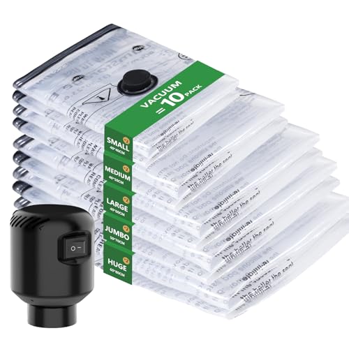 Vakuumbeutel im 10er Set mit Pumpe für 14,99€