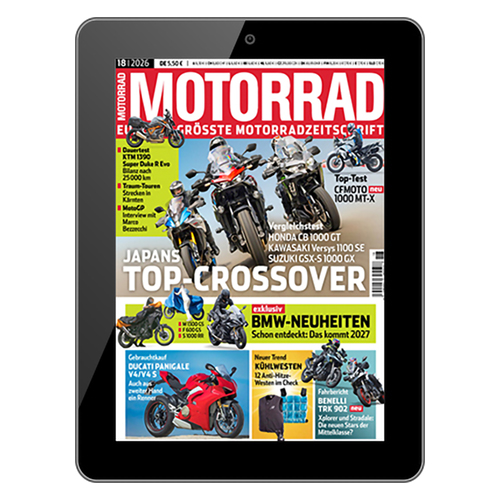 Jahresabo (27 Ausgaben) MOTORRAD Digital E-Paper für nur einmalig 15€ (statt 86,06€)