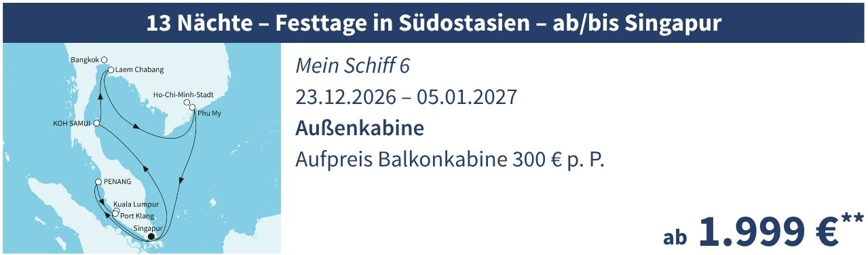 TUI Cruises Angebote der Woche