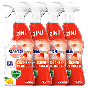 Top! 4er-Pack Sagrotan Spritzige Zitrone Allzweck-Reiniger ab nur 8,68€ (statt 11,16€) – Prime SparAbo