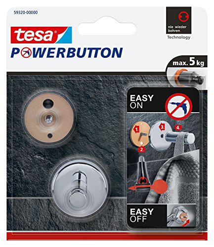 Tesa Powerbutton Haken Universal SMALL nur 4,99€