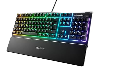 SteelSeries Apex 3 Gaming Tastatur mit RGB für 46,50€ (statt 53,99€)