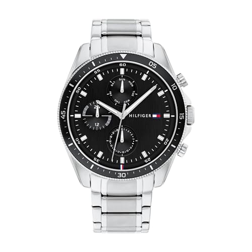 Tommy Hilfiger Herren Quarzuhr mit Edelstahlarmband für 113,95€