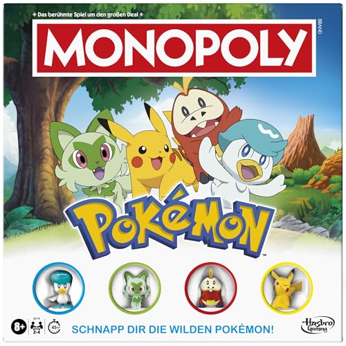 Monopoly Pokémon Edition Brettspiel Deutsch für 19,99€ – Prime