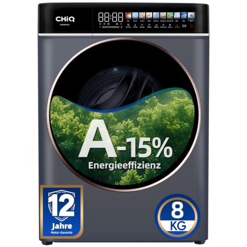 CHiQ CW086581AX Waschmaschine (8 kg, Frontlader) für nur 322,99€ (statt 395€)