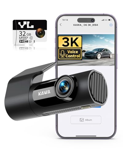 KAWA 3K Dashcam mit 360° Rotation und WLAN für 39,19€
