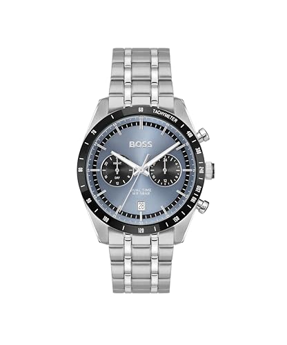 BOSS Herren Quarzuhr TOURMASTER mit Edelstahlarmband für 173,15€