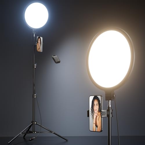 Weilisi 10.5 Zoll Ringlicht mit Stativ für nur 18,35€
