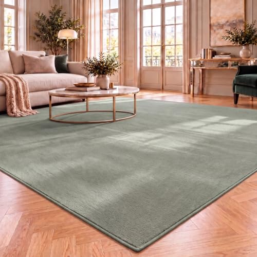 VIMODA Waschbarer Teppich 160×220 cm Mintgrün für 34,14€