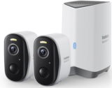 Baseus Security 2-Cam Kit Überwachungskamera Aussen Akku 210Tage, 2K HD für 109,99€