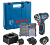 Bosch Professional 12V System Akkuschrauber GSR 12V-15 FC mit 2.0 Ah Akku, Ladegerät, 3x Bohrfutteraufsätzen und 40tlg. Zubehör für 167,90€