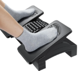 HUANUO verstellbare ergonomische Fußstütze mit Massagestruktur und Rolle für nur 21,99€ bei Prime inkl. Versand