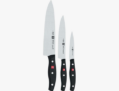 ZWILLING Messer-Set, 3-tlg., Spick-/Garniermesser, Fleischmesser, Kochmesser, Rostfreier Spezialstahl/Kunststoff-Griff, Twin Pollux für nur 51,99€ inkl. Versand