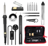 14 in 1 Lötkolben Set 60W mit einstellbarer Temperatur 220-480°C für 11,99€