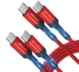 2 Stück JSAUX 100W USB C auf USB C Kabel für nur 7,49€ bei Prime inkl. Versand