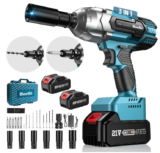 Seesii Akku Schlagschrauber 650Nm hohes Drehmoment, 3300 U/min und Bürstenloser Motor für nur 60,99€ inkl. Versand