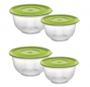 4er Set Emsa Salatschalen transparent/grün (2x2er Sets) für nur 24,99 Euro inkl. Versand