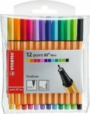 12er-Pack Fineliner – STABILO point 88 Mini – mit 12 verschiedenen Farben ab nur 4,24€ (statt 8€)