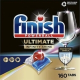 160 Stück Finish Ultimate Infinity Shine Spülmaschinentabs für 18,89€ (statt 26€) – Spar-Abo